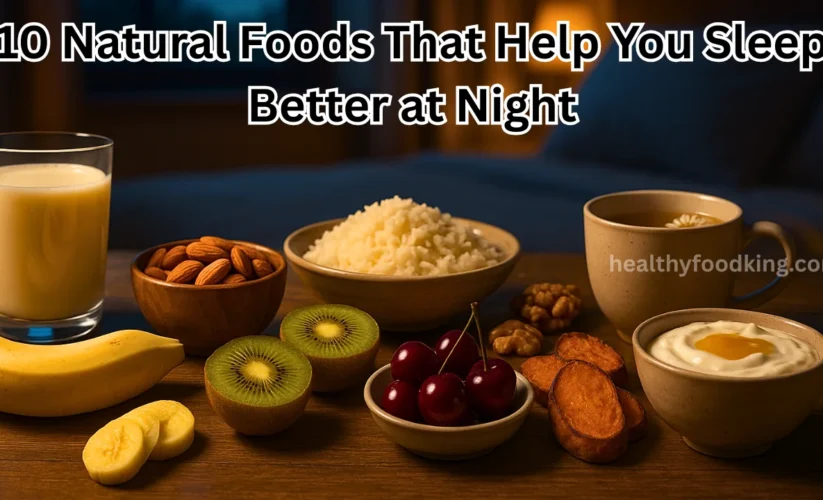 10 Natural Foods That Help You Sleep Better Night