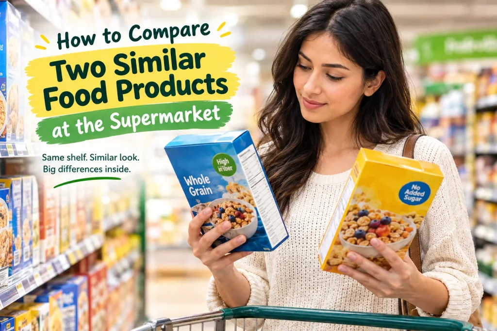 How to Compare Two Similar Food Products at the Supermarket How to Compare Two Similar Food Products at the Supermarket