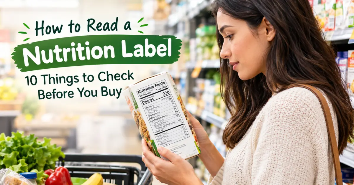 How to Read a Nutrition Label: 10 Things to Check Before You Buy